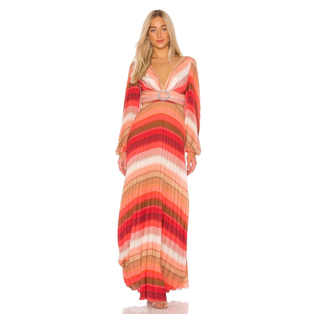 Iorane Tropical Rainbow Maxi Dress